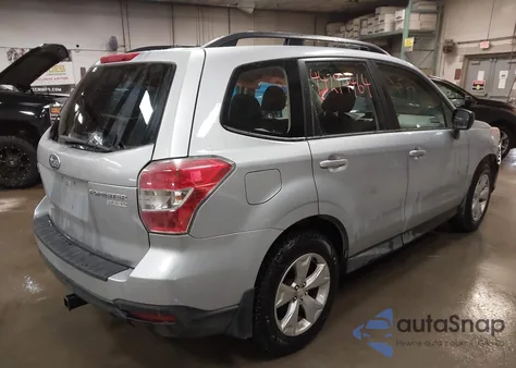 2015 Subaru Forester 2.5I из США, поврежденный, VIN JF2SJABC3FH839610
